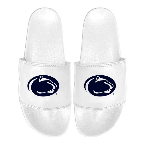 white slides with Penn State Athletic Logo
